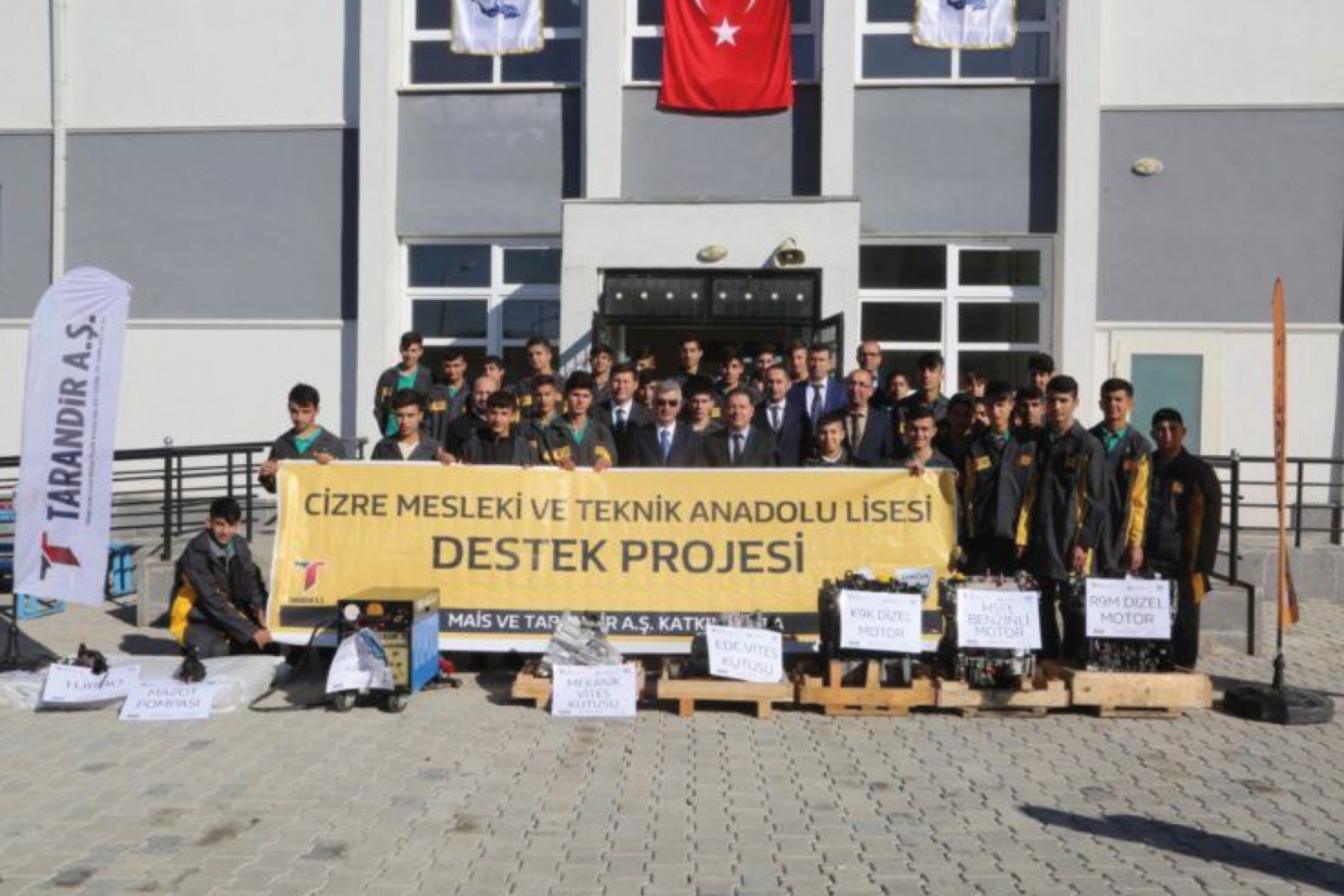 Equipment support for Cizre Vocational and Technical High School